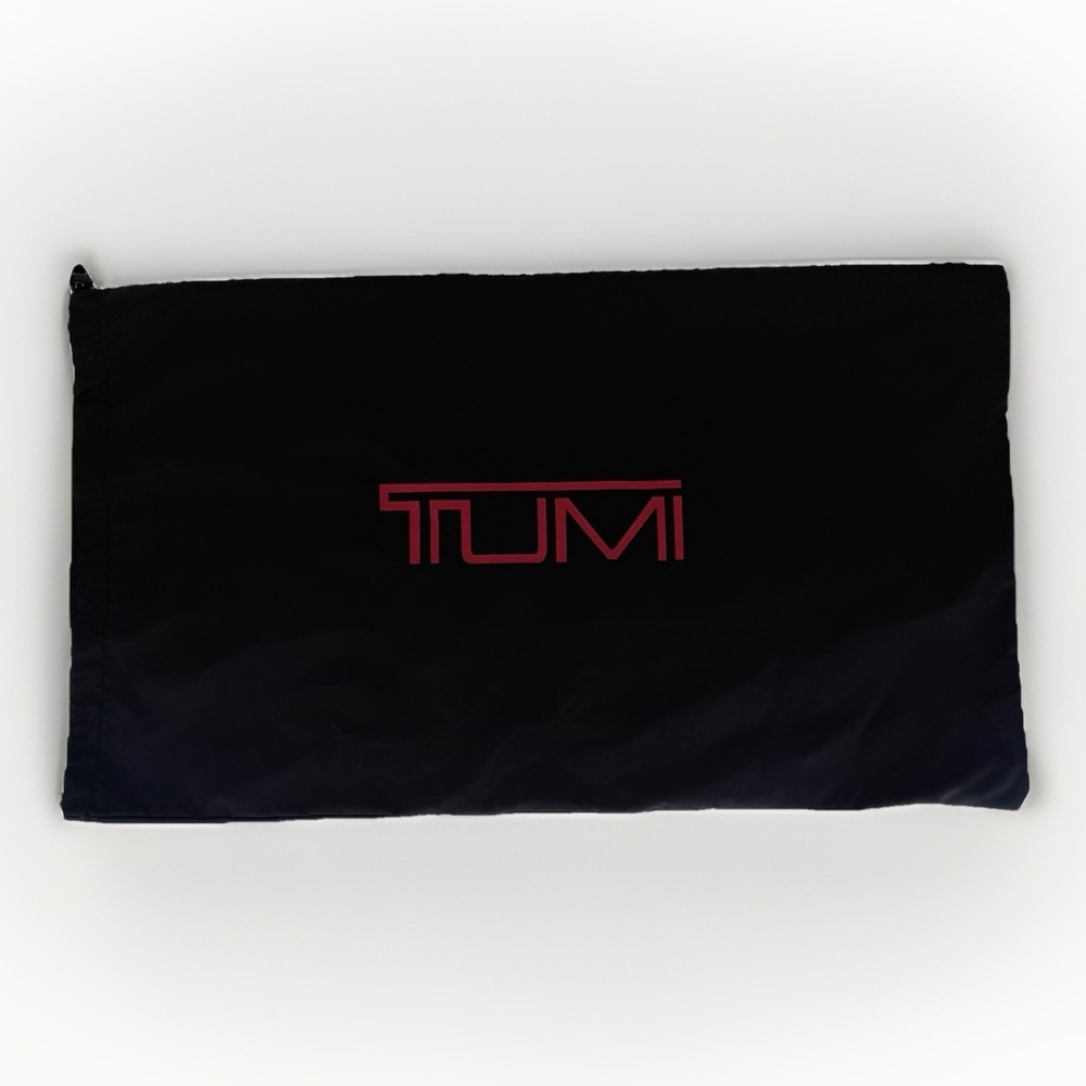 Tumi Drawstring Travel Laundry Dust Bag Black 29x17 Nylon